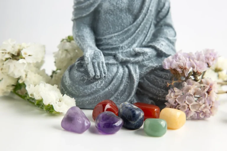 Beginner-friendly healing crystals arranged in a peaceful setting